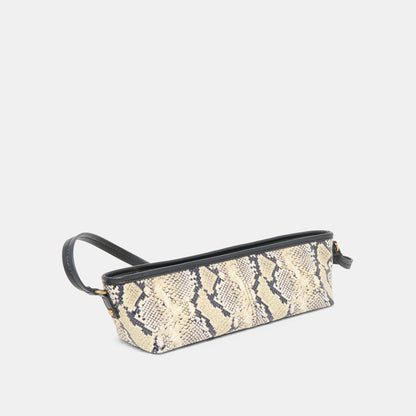 Savaii Black White Snake Stella Shoulder Bag - Dolce Vita