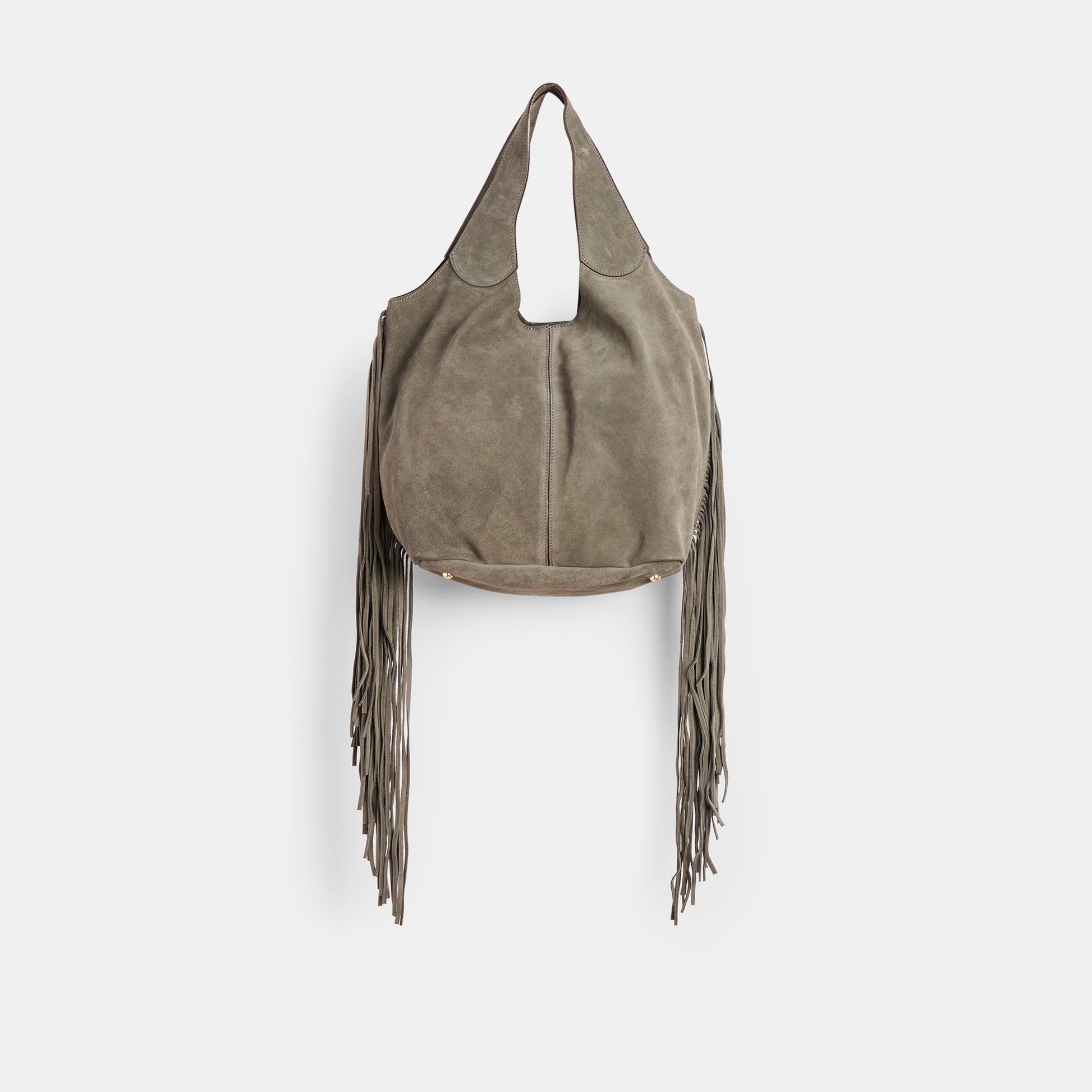 Nakoma Olive Suede Shoulder Bag - Dolce Vita