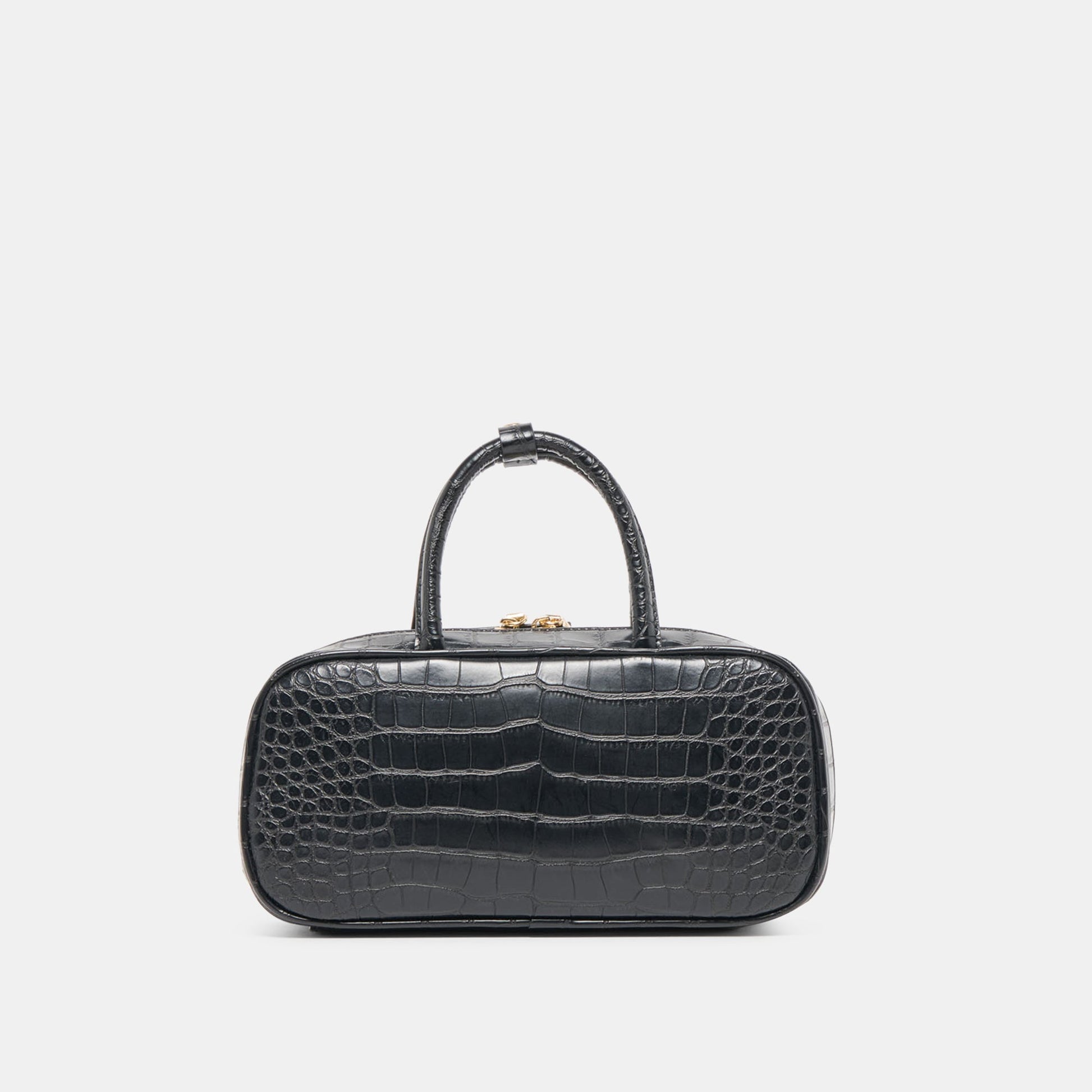 Flyn Black Croco Stella Handbag - Dolce Vita
