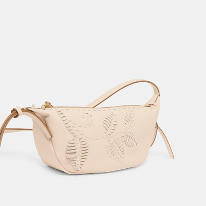 Lipari Creme Leather Crossbody - Dolce Vita