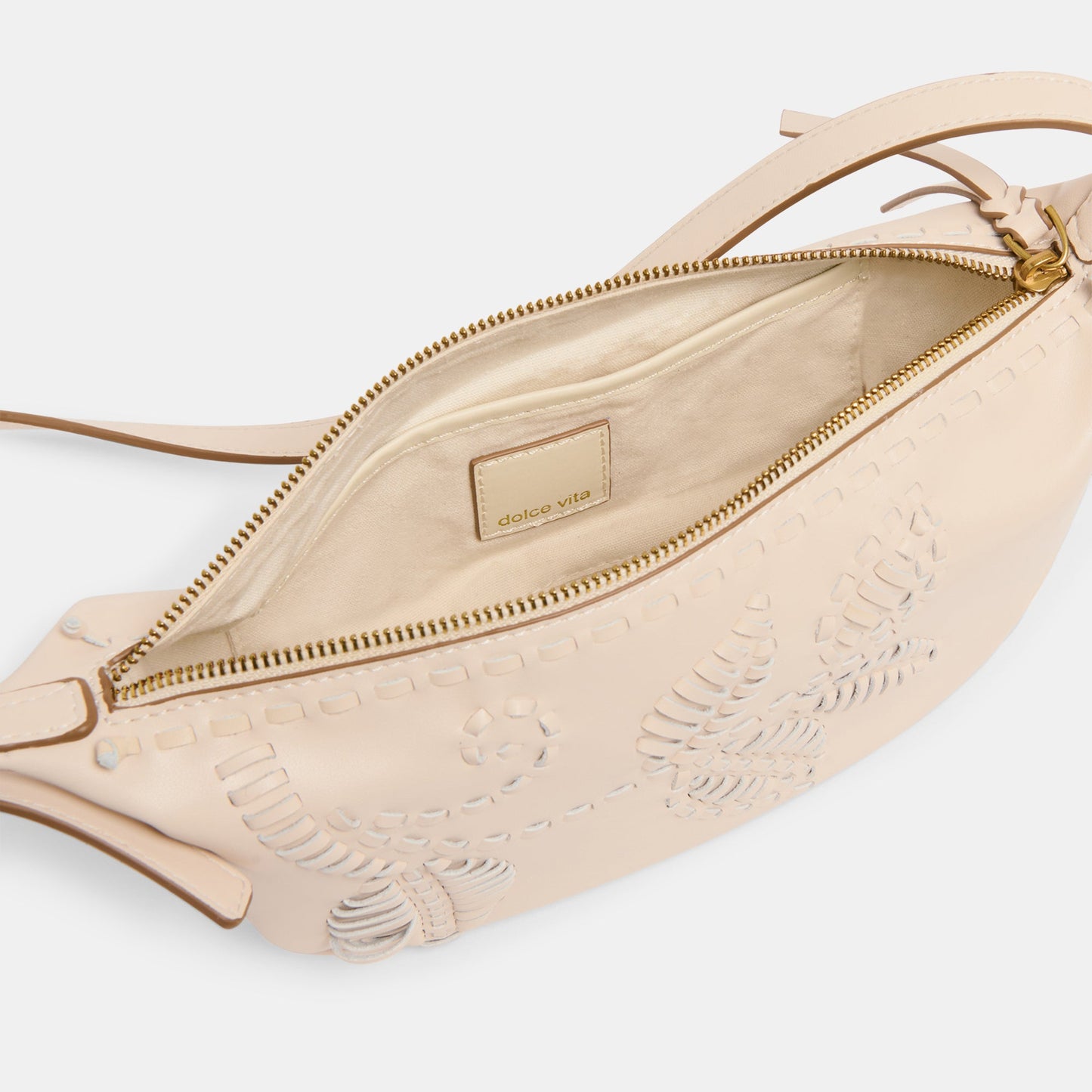 Lipari Creme Leather Crossbody - Dolce Vita