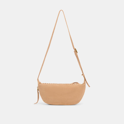 Lipari Beige Suede Crossbody - Dolce Vita