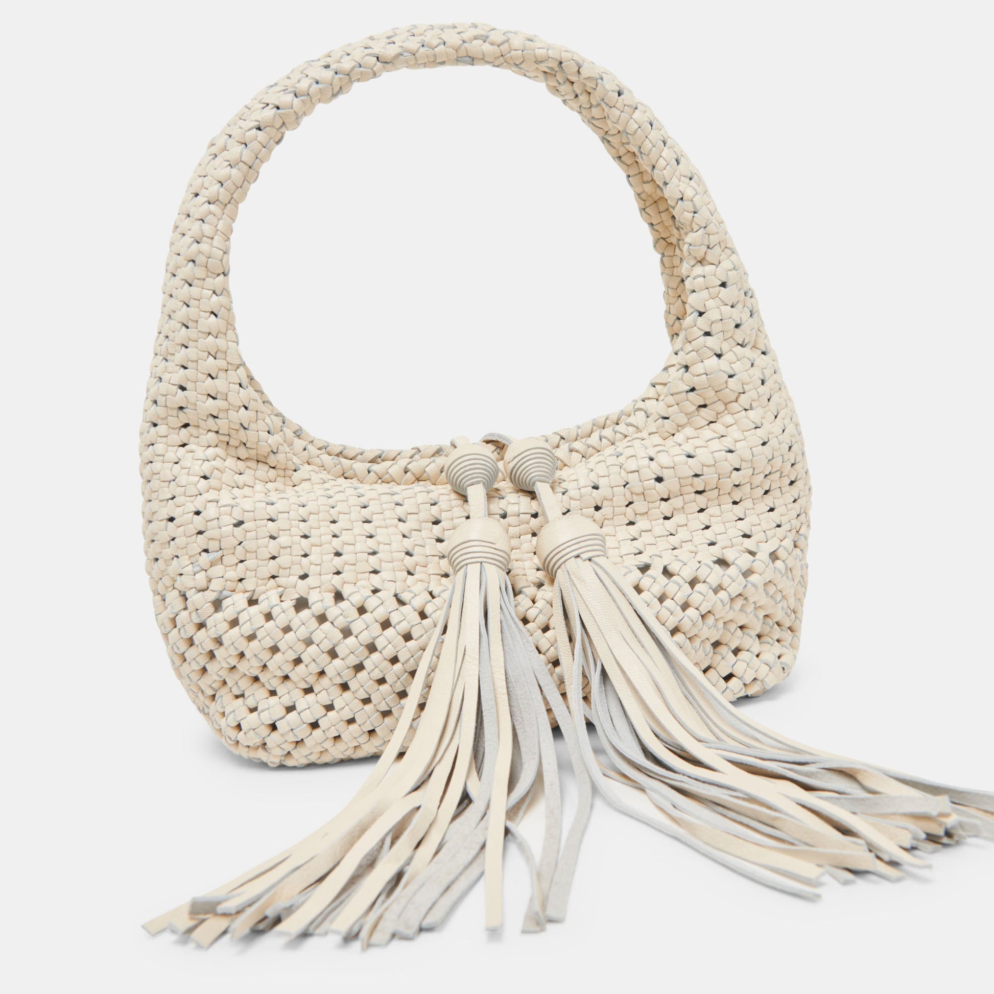 Zenia Bone Leather Handbag - Dolce Vita