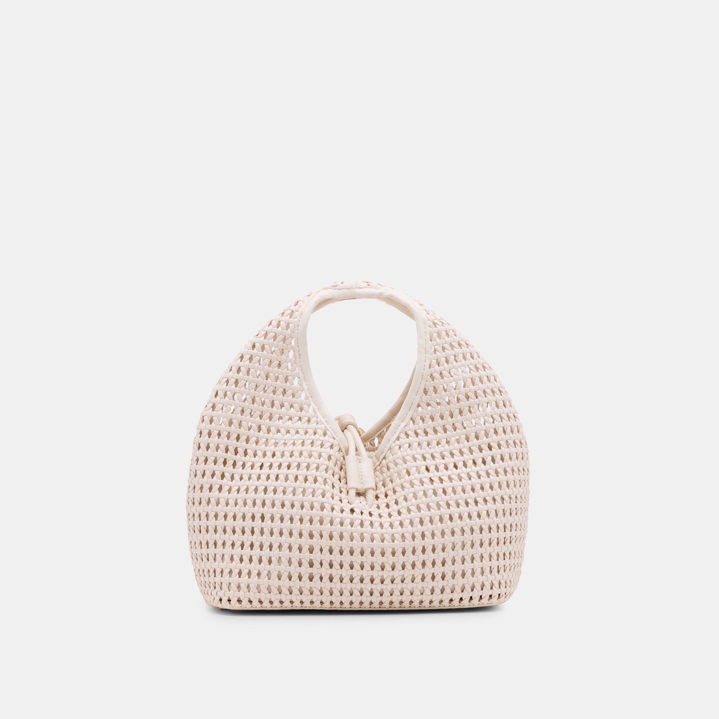 Dahlia Ivory Stella Woven Handbag - Dolce Vita