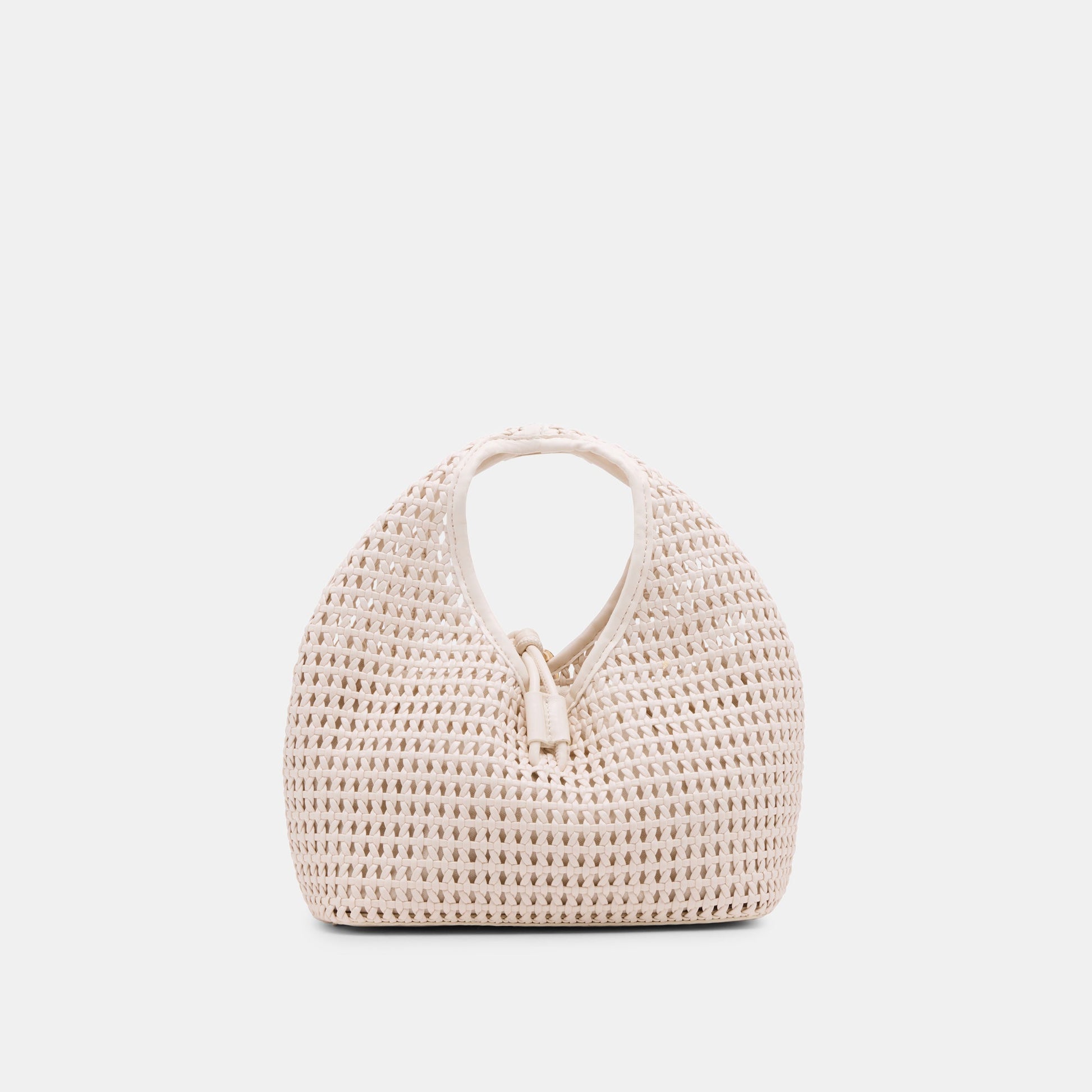 Dahlia Ivory Stella Woven Handbag - Dolce Vita