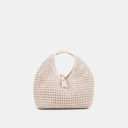 Dahlia Ivory Stella Woven Handbag - Dolce Vita