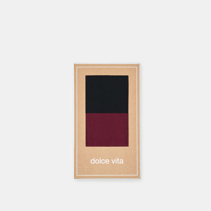 2-Pack Cherry Black Solid Tights - Dolce Vita