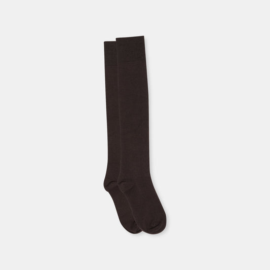 Knee High Espresso Socks - Dolce Vita