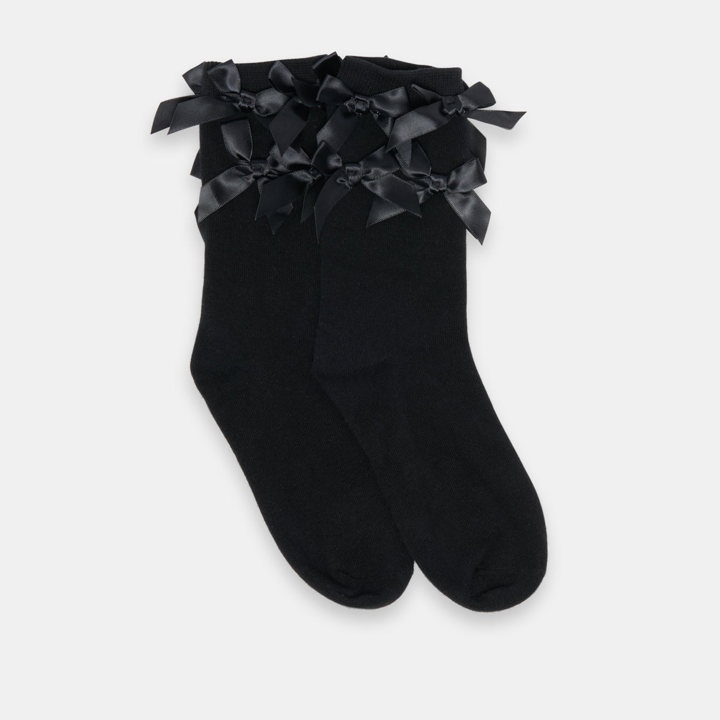 Mulit Bow Black Crew Socks - Dolce Vita