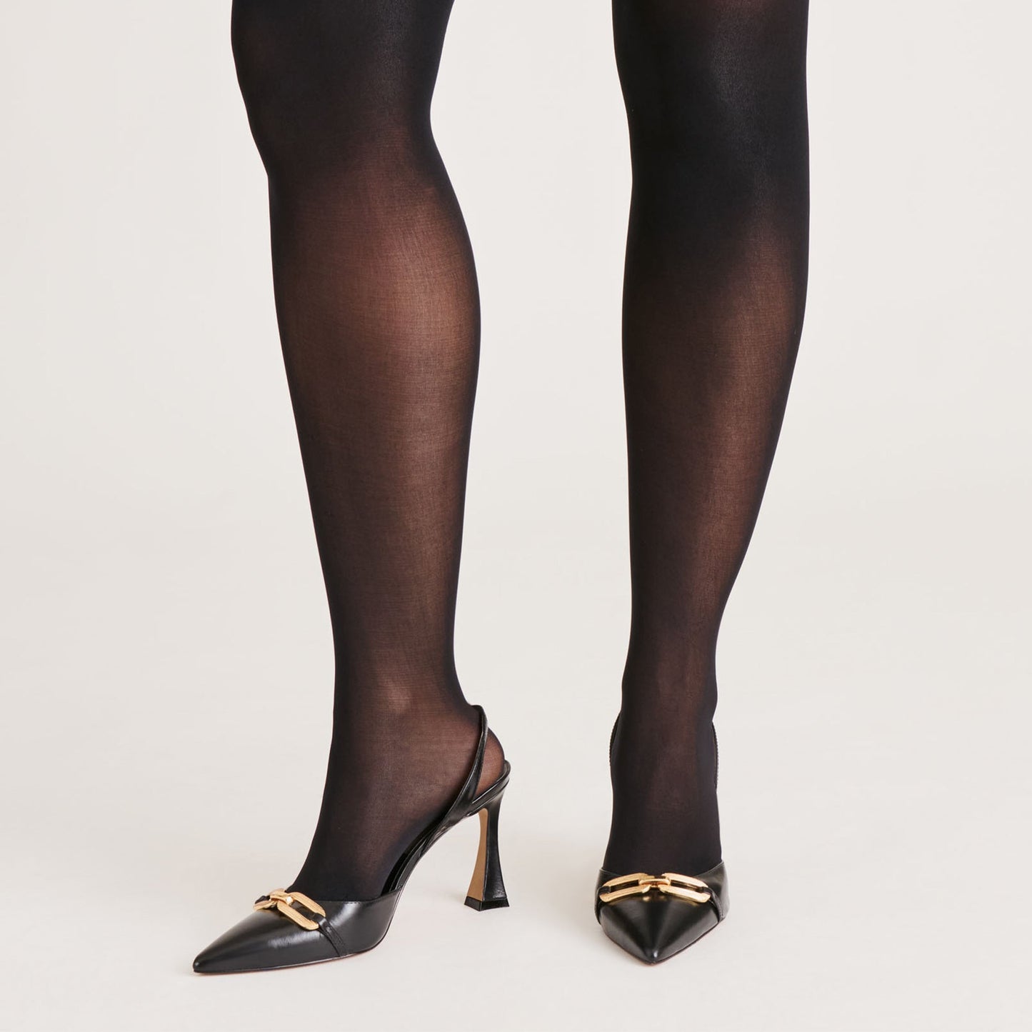 2-Pack Black Solid Tights - Dolce Vita