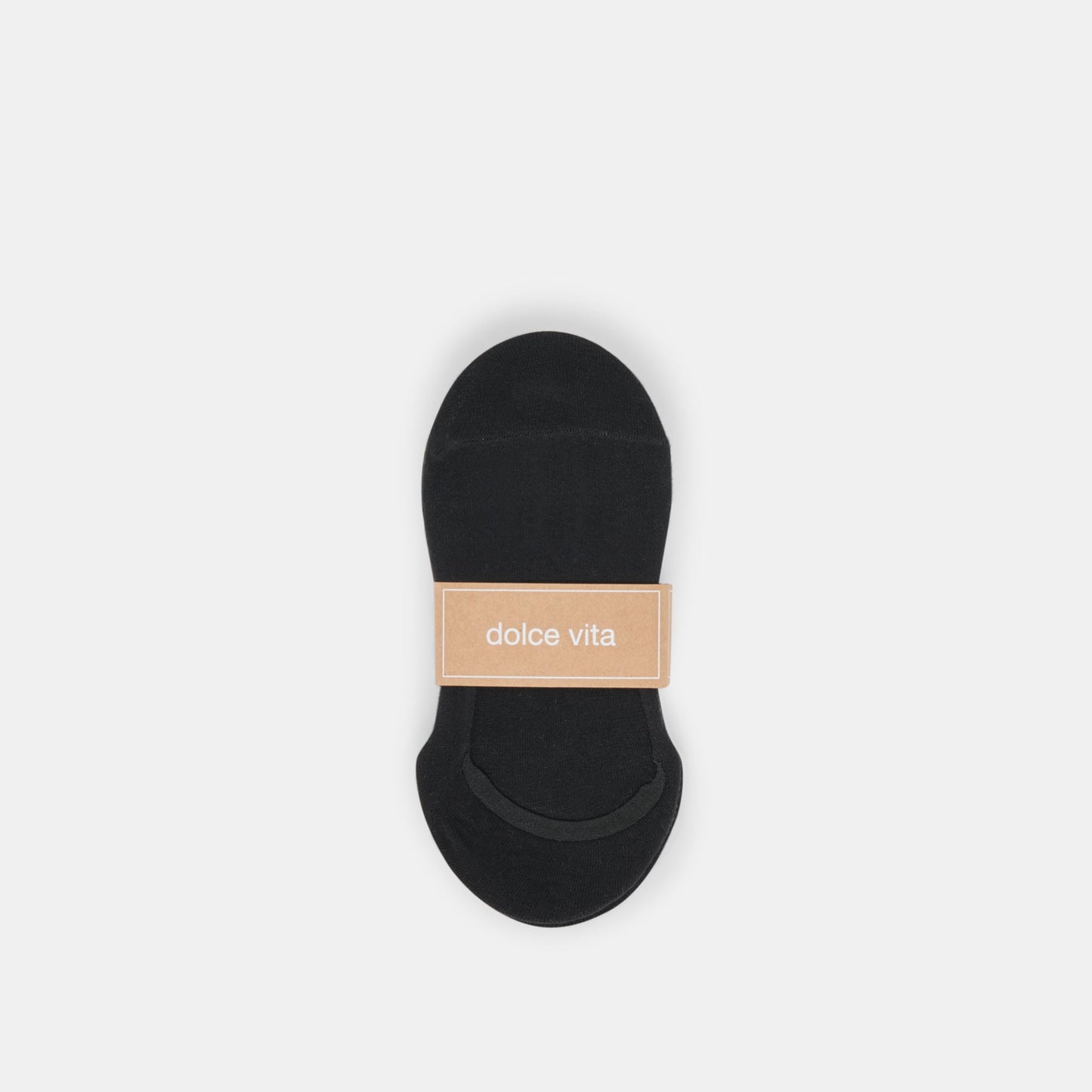 4 PACK NO SHOW SOCKS BLACK WHITE - Dolce Vita