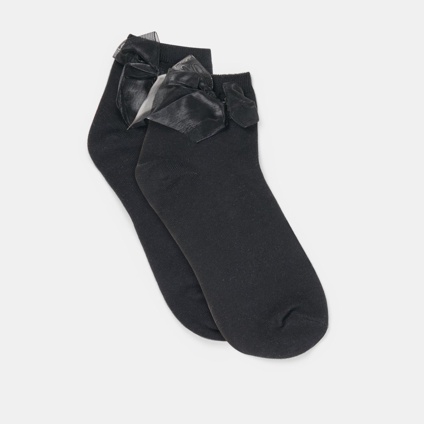 Bow Black Anklet Socks - Dolce Vita