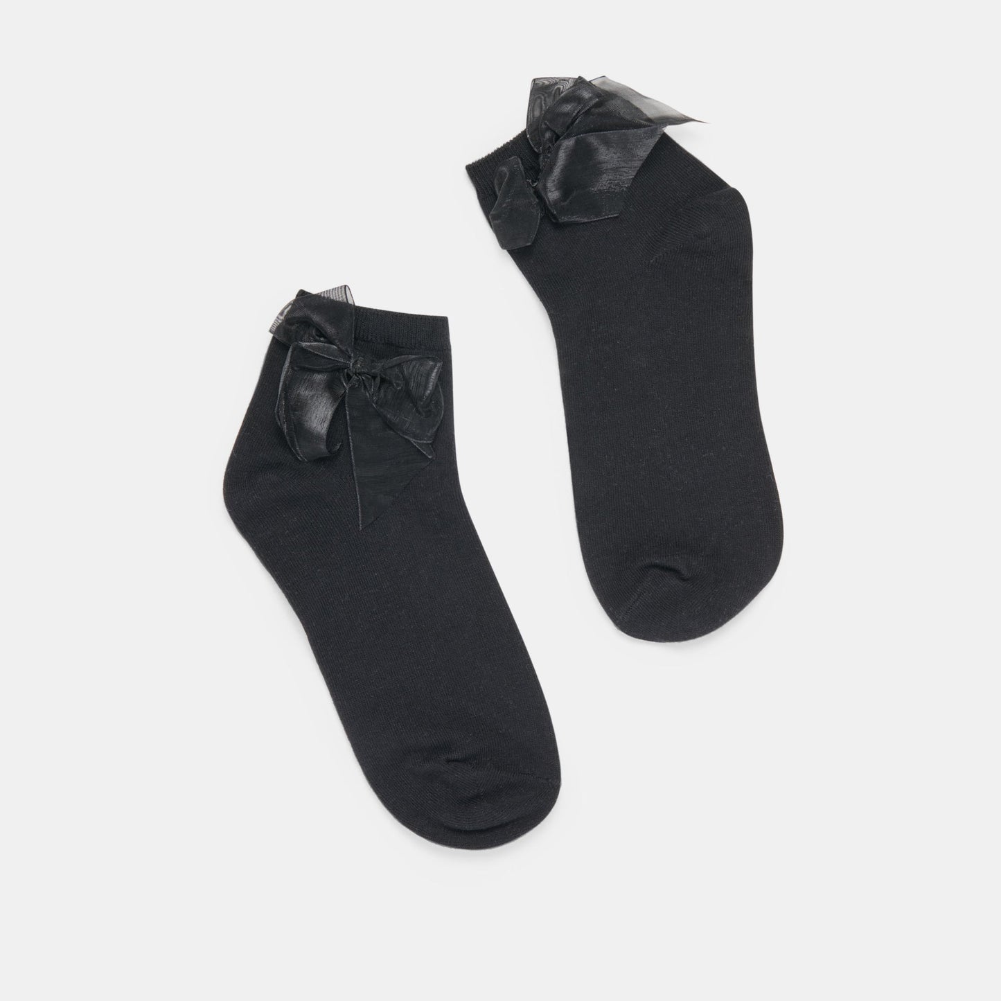 Bow Black Anklet Socks - Dolce Vita