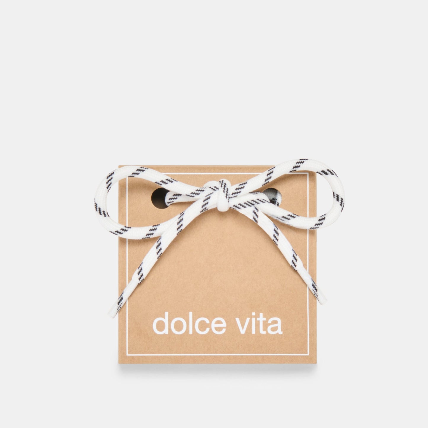 TICK MARK CORD LACE WHITE MULTI - Dolce Vita