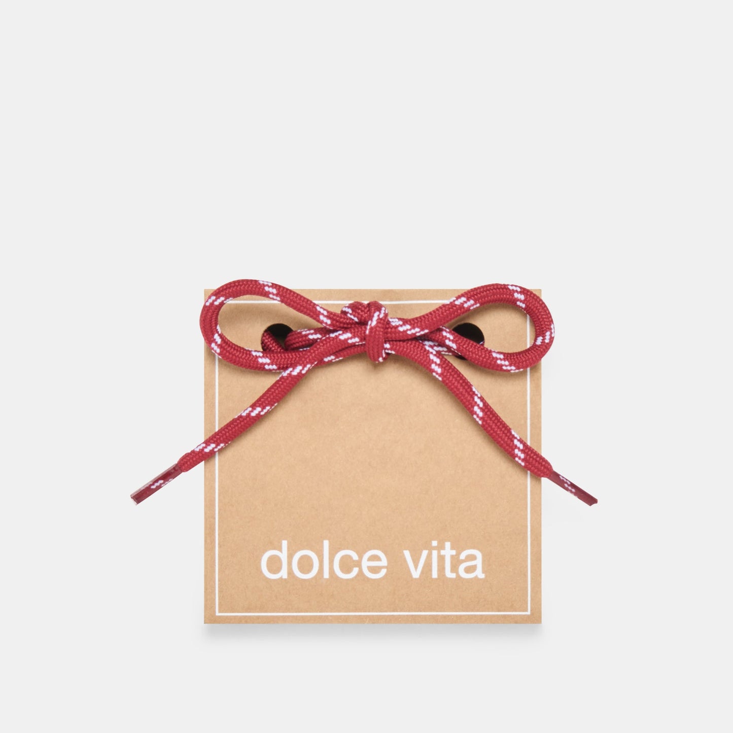 TICK MARK CORD LACE BURGUNDY MULTI - Dolce Vita