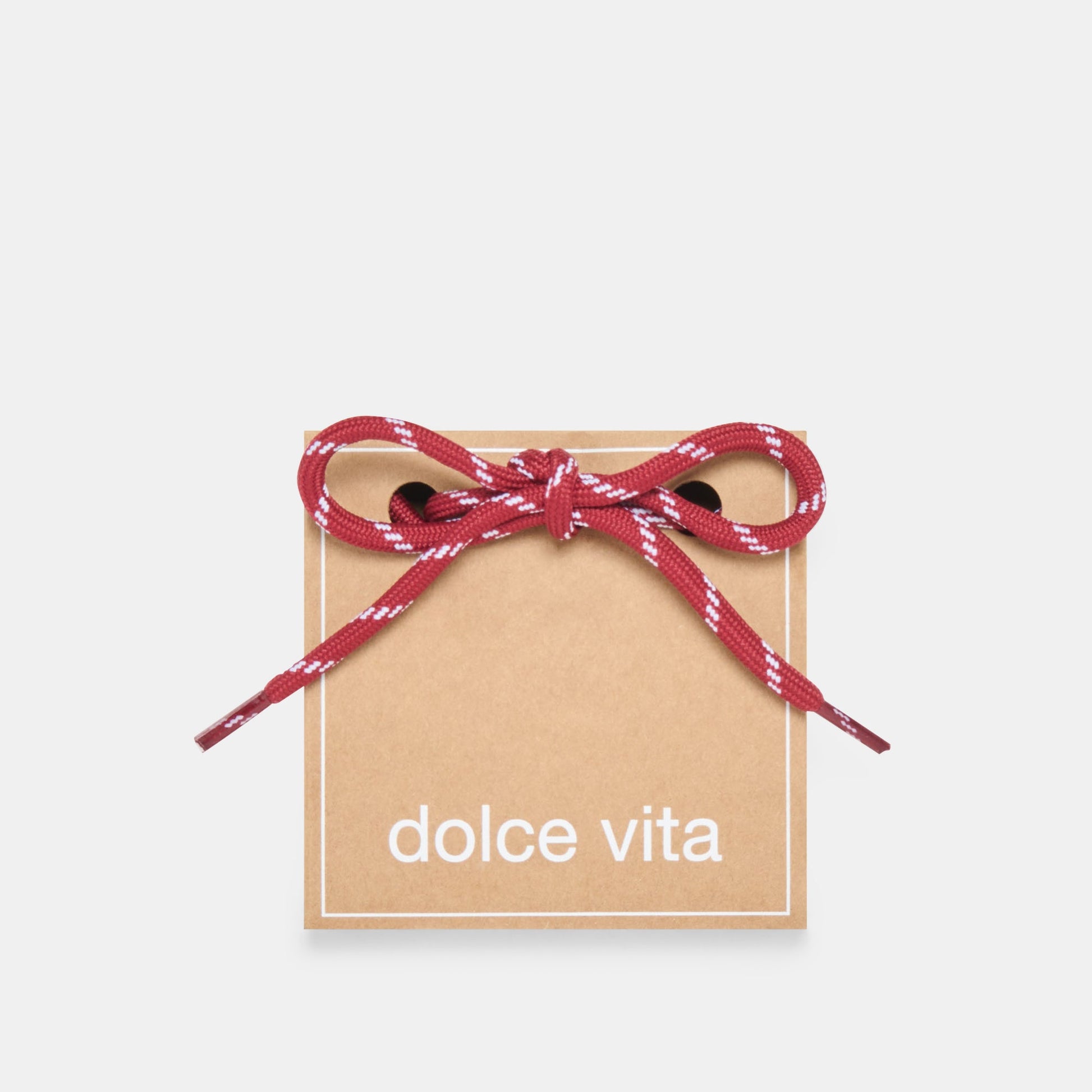 TICK MARK CORD LACE BURGUNDY MULTI - Dolce Vita