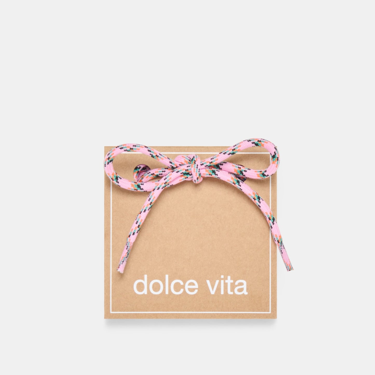 CROSS CORD LACE PINK MULTI - Dolce Vita