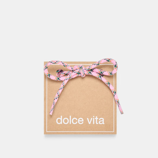 CROSS CORD LACE PINK MULTI - Dolce Vita