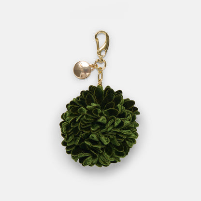 Pom Pom Dk Green Bag Charm - Dolce Vita