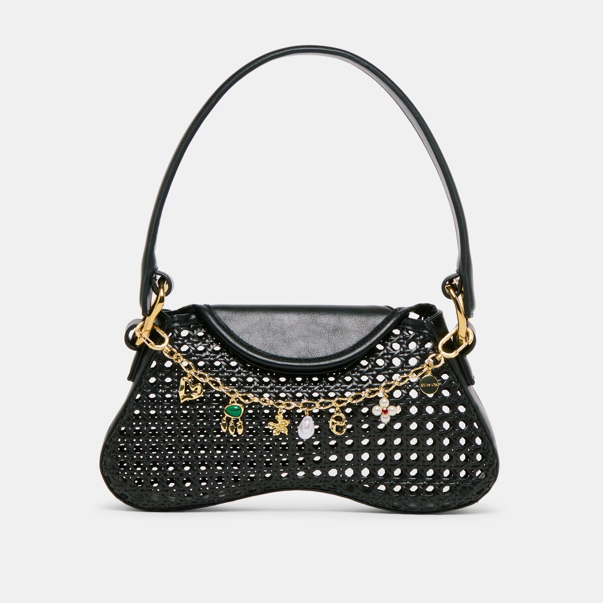 Pearl Gold Chain Bag Charm - Dolce Vita