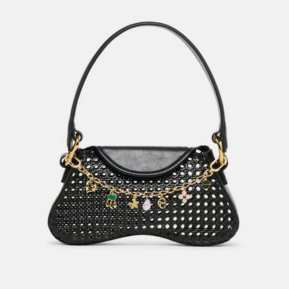 Pearl Gold Chain Bag Charm - Dolce Vita