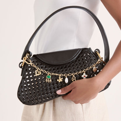 Pearl Gold Chain Bag Charm - Dolce Vita