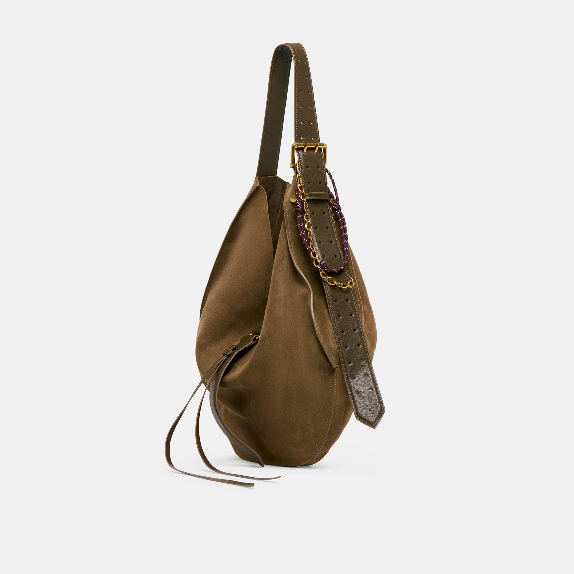 Rope + Chain Burgundy Multi Bag Charm - Dolce Vita