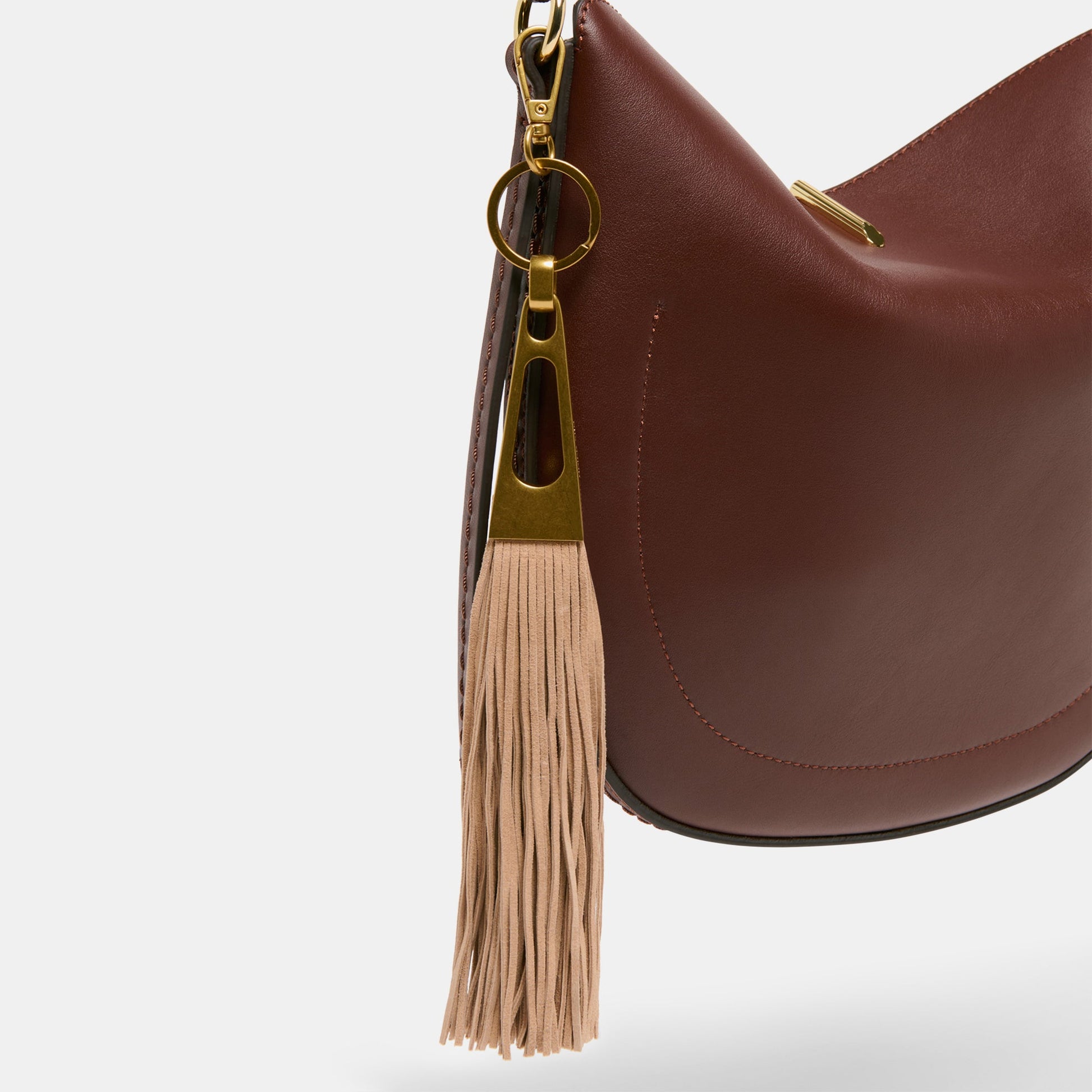Fringe Tassel Camel Bag Charm - Dolce Vita