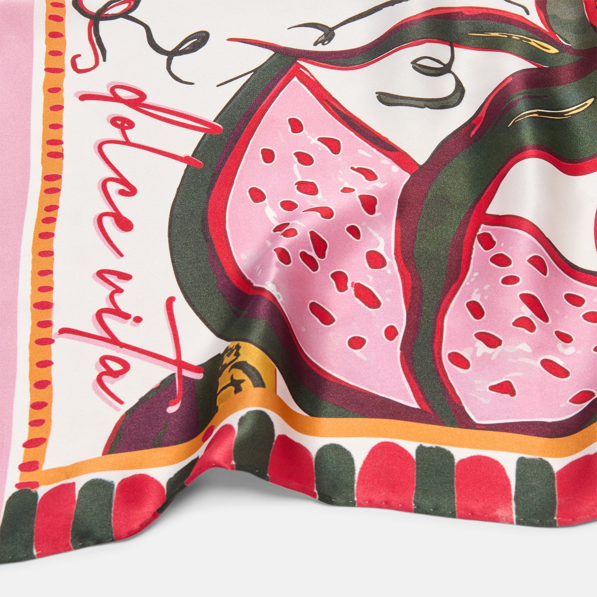 Fruit Pink Multi Scarf - Dolce Vita
