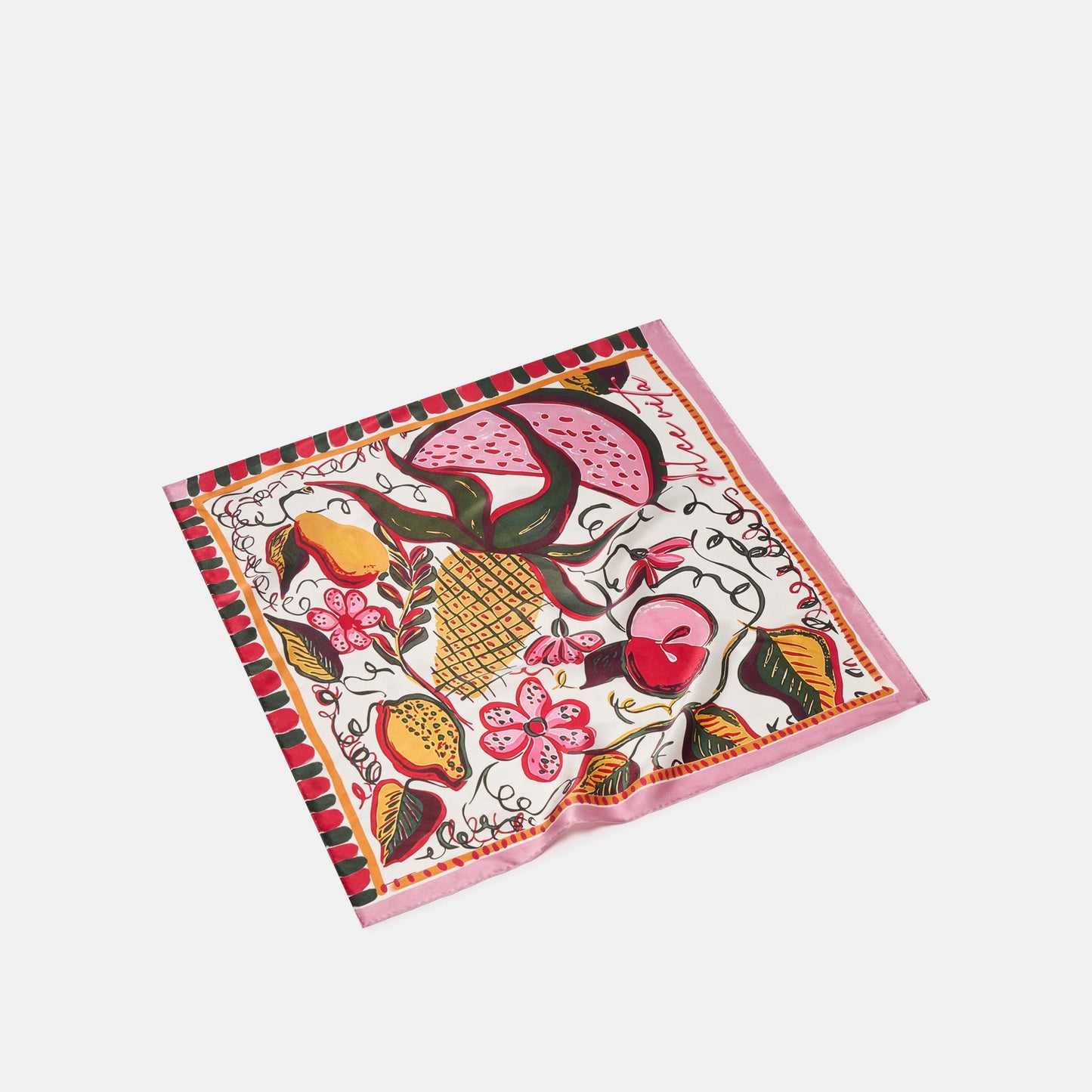 Fruit Pink Multi Scarf - Dolce Vita