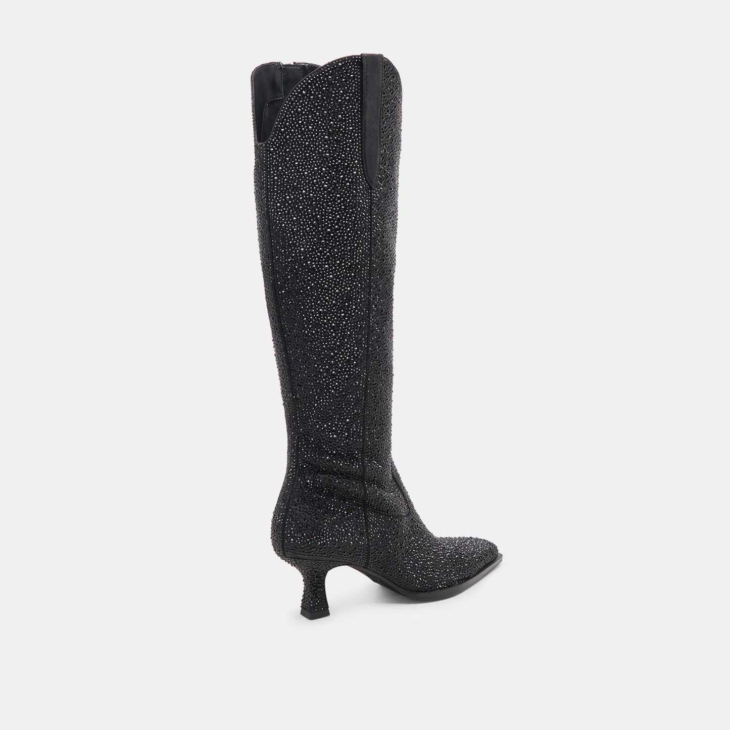 ARIANA CRYSTAL BOOTS BLACK METALLIC CRYSTAL - Dolce Vita