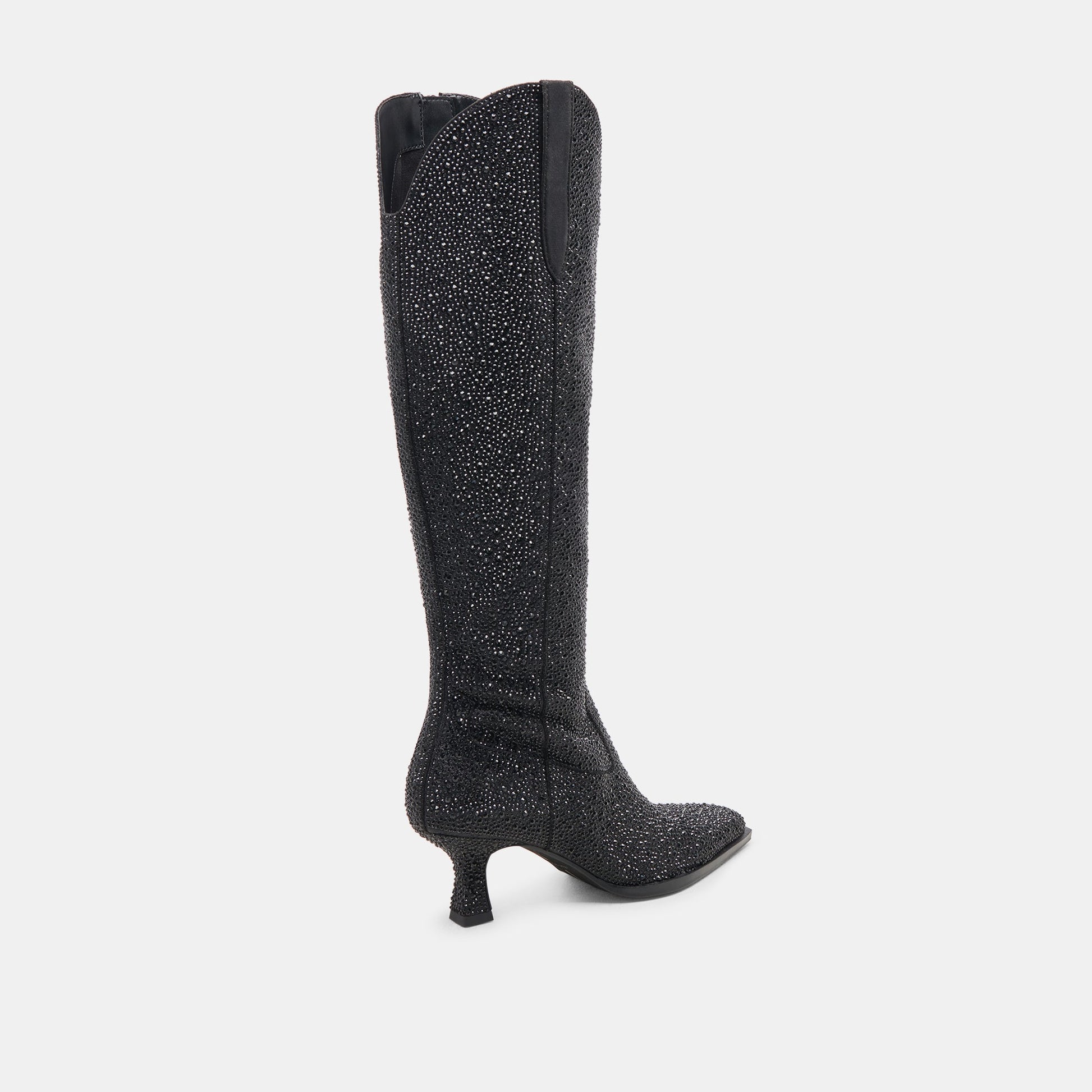 ARIANA CRYSTAL BOOTS BLACK METALLIC CRYSTAL - Dolce Vita