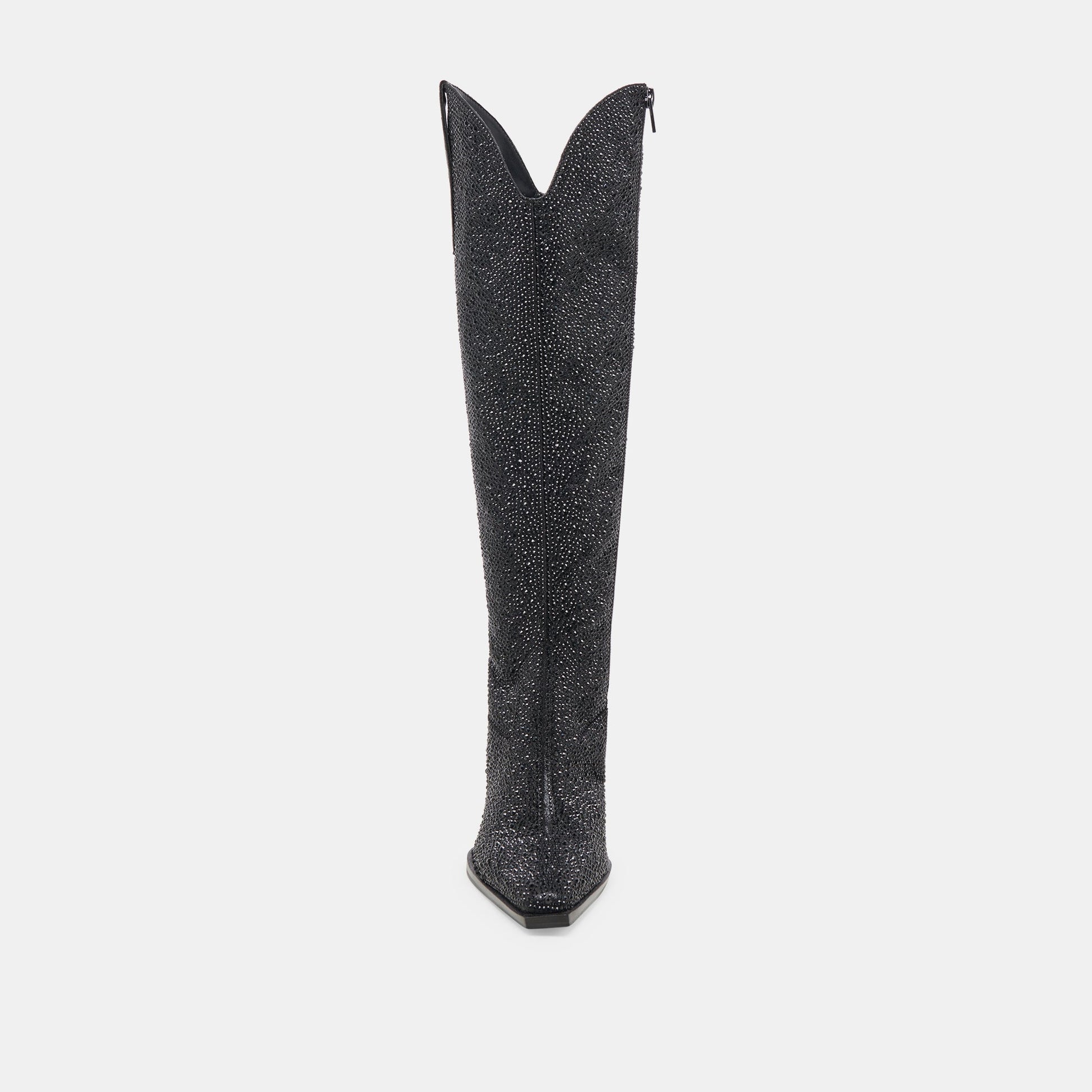 ARIANA CRYSTAL BOOTS BLACK METALLIC CRYSTAL - Dolce Vita
