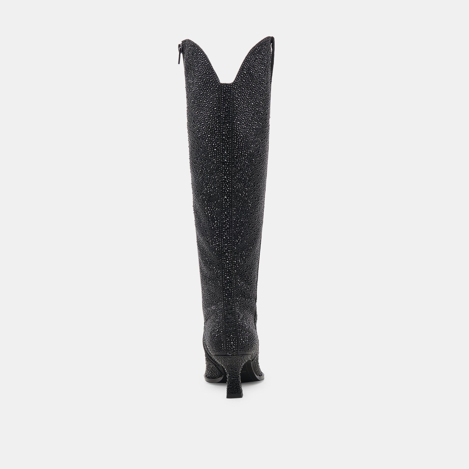 ARIANA CRYSTAL BOOTS BLACK METALLIC CRYSTAL - Dolce Vita