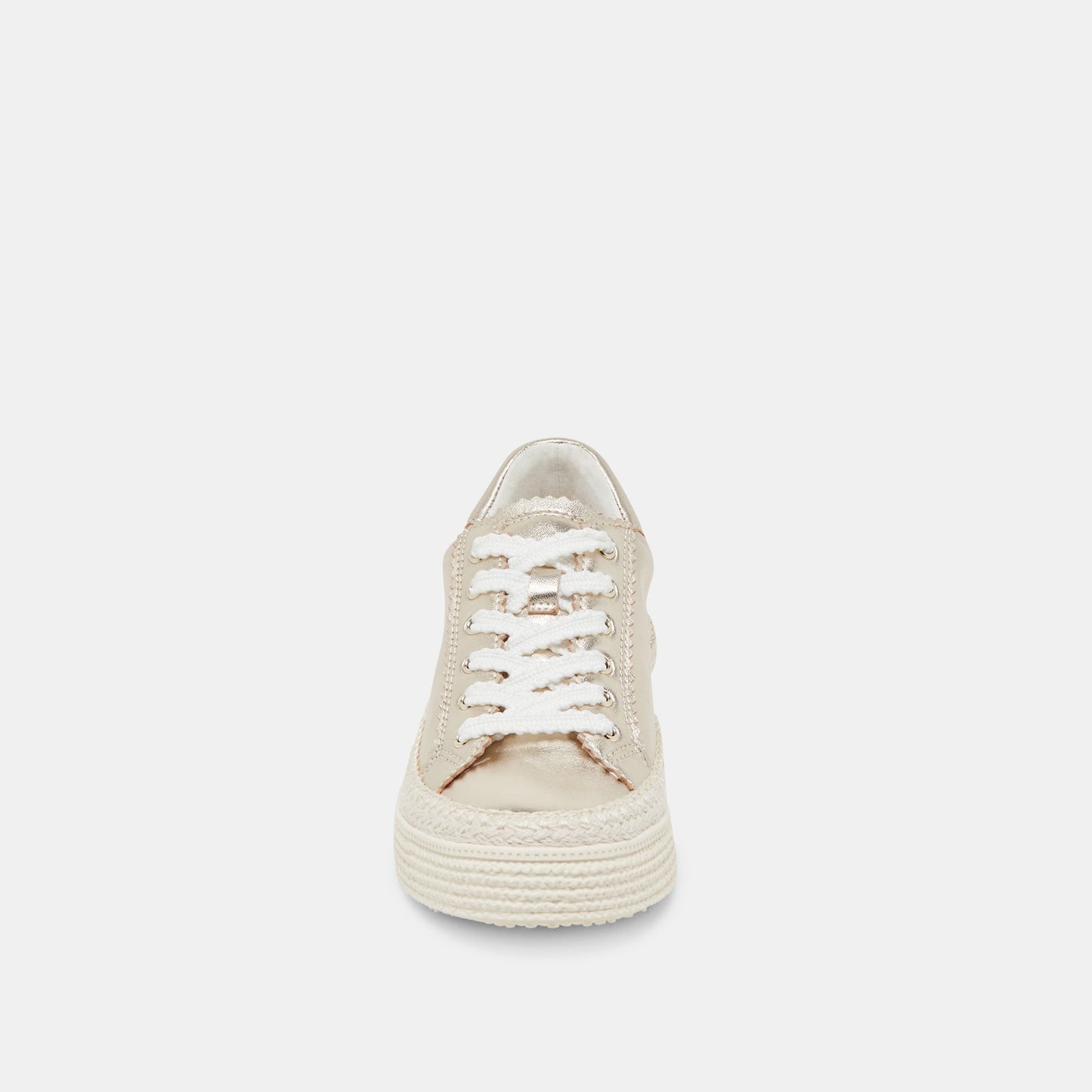 LENNIX SNEAKERS LIGHT GOLD METALLIC LEATHER - Dolce Vita