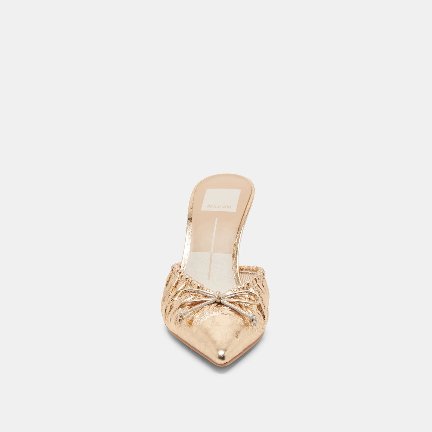 KAIRI HEELS GOLD DISTRESSED LEATHER - Dolce Vita