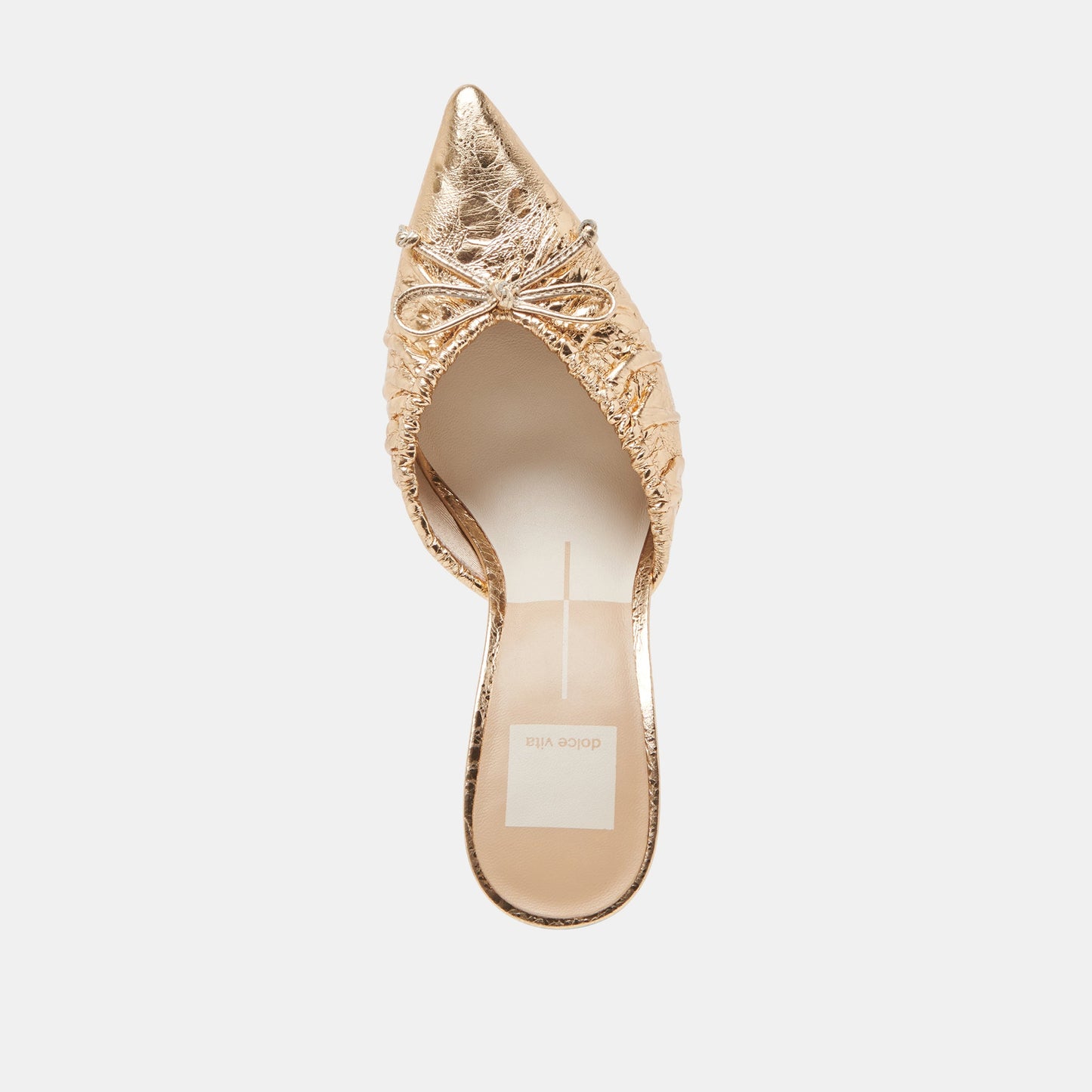 KAIRI HEELS GOLD DISTRESSED LEATHER - Dolce Vita