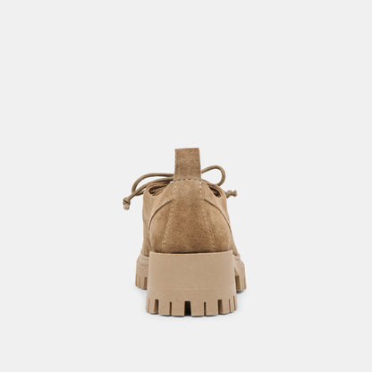 Milza Olive Suede Loafers - Dolce Vita
