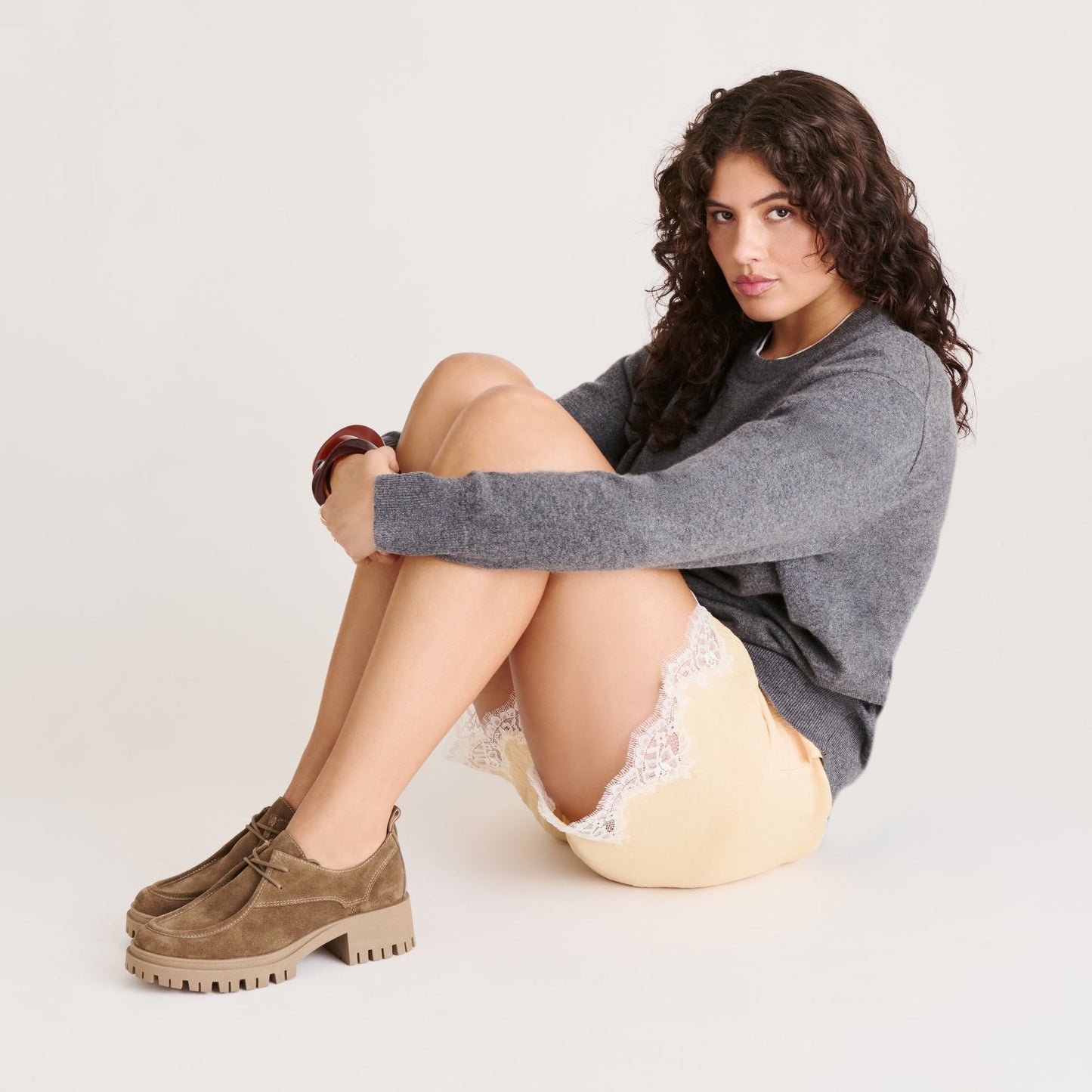 Milza Olive Suede Loafers - Dolce Vita
