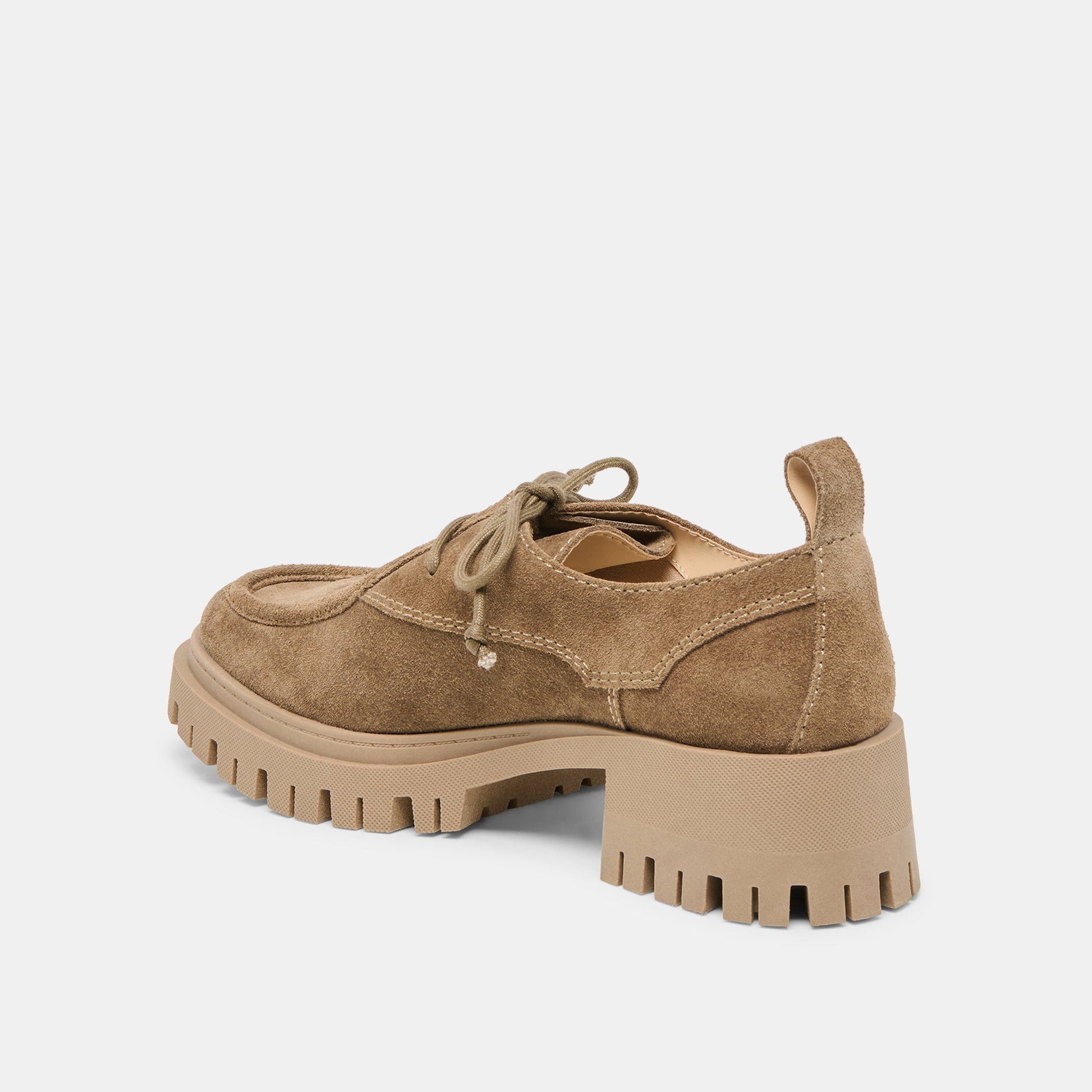 Milza Olive Suede Loafers - Dolce Vita