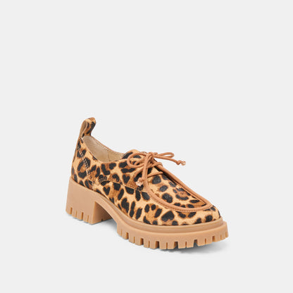 Milza Dk Leopard Calf Hair Loafers - Dolce Vita