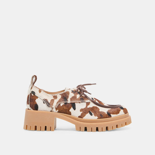 Milza Cocoa Calf Hair Loafers - Dolce Vita