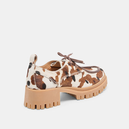 Milza Cocoa Calf Hair Loafers - Dolce Vita