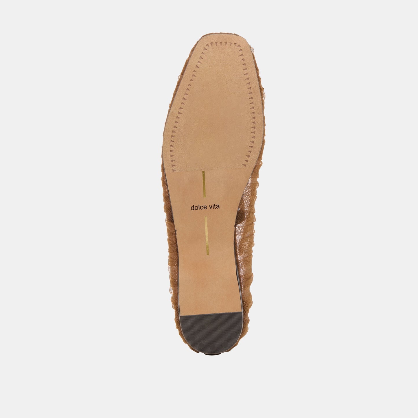 Raeven Mid Brown Tulle Ballet Flats - Dolce Vita