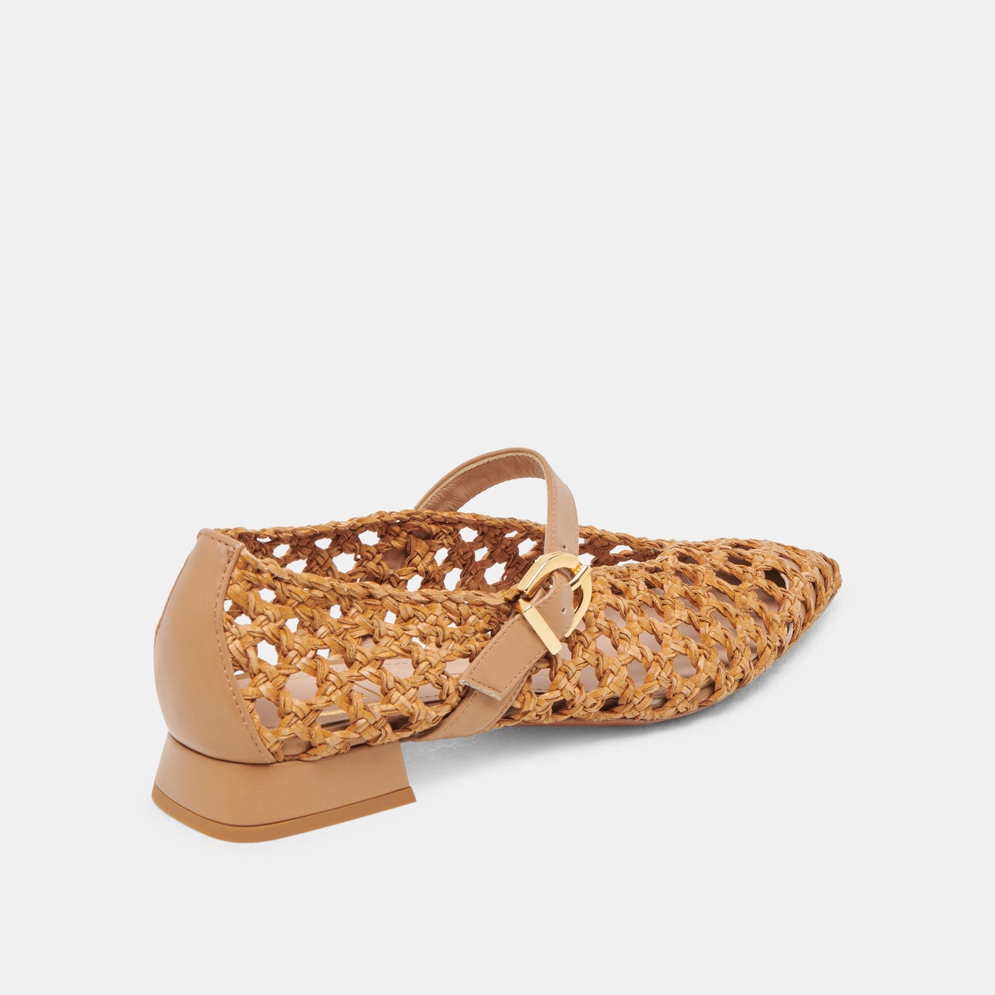 CATY BALLET FLATS NATURAL WOVEN - Dolce Vita