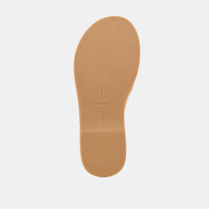 Jaina Bone Leather Sandals - Dolce Vita