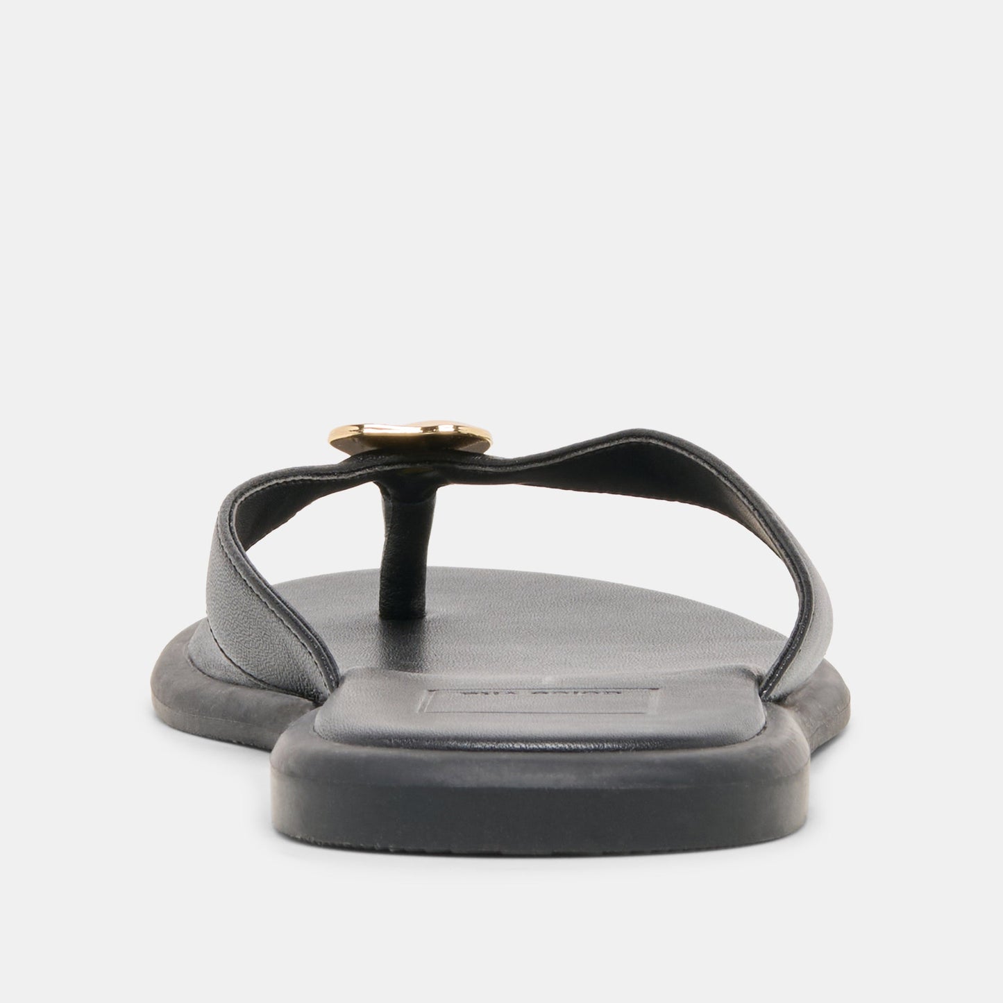 Jaina Black Leather Sandals - Dolce Vita