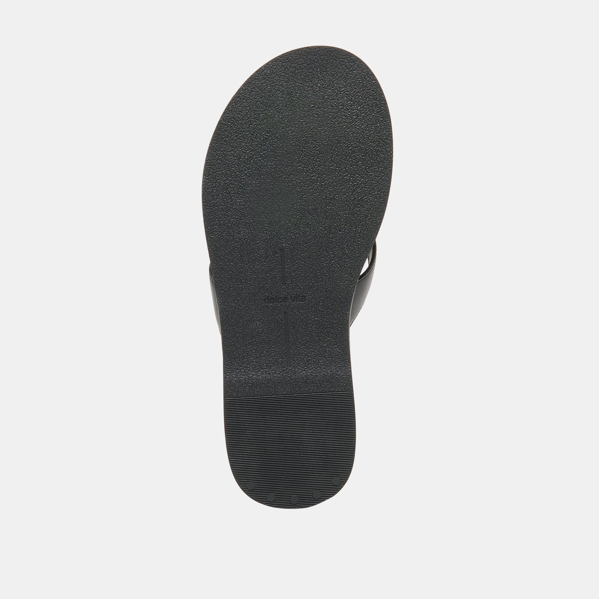 Jaina Black Leather Sandals - Dolce Vita