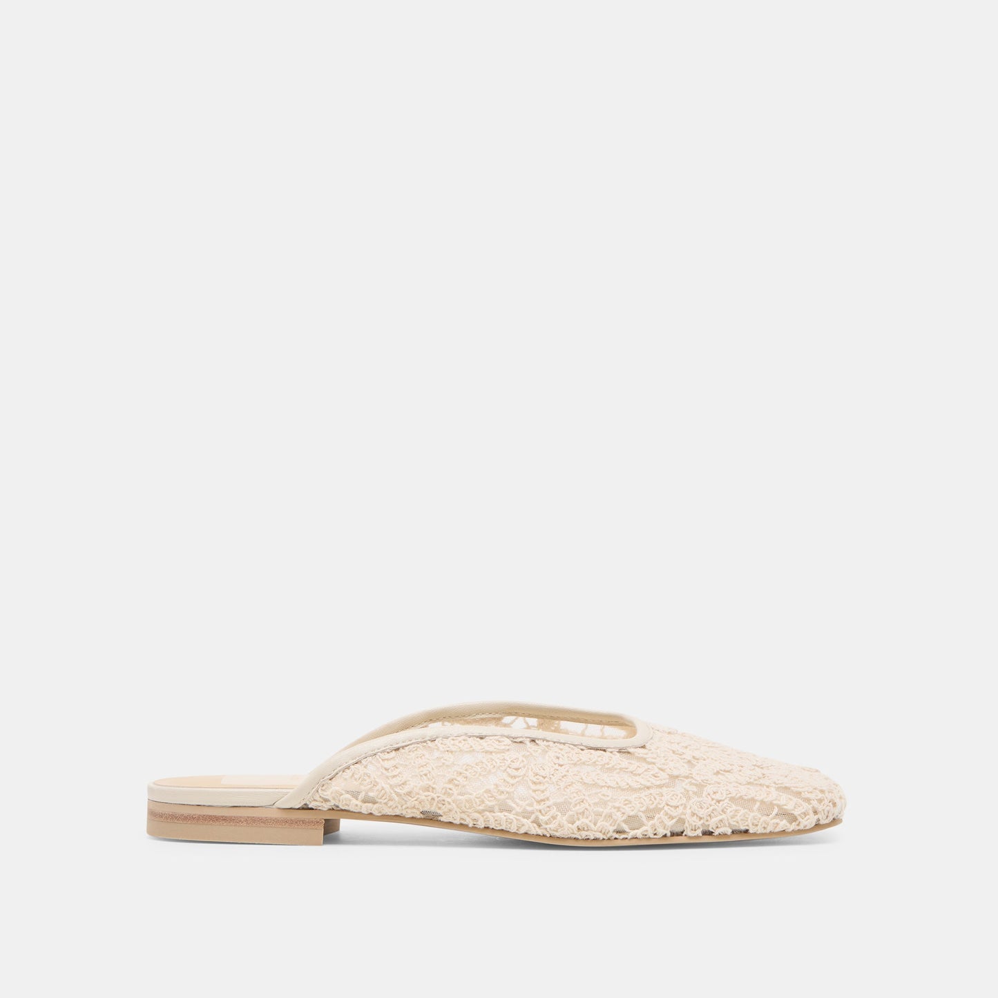 Aubrie Ivory Macrame Mesh Flats - Dolce Vita