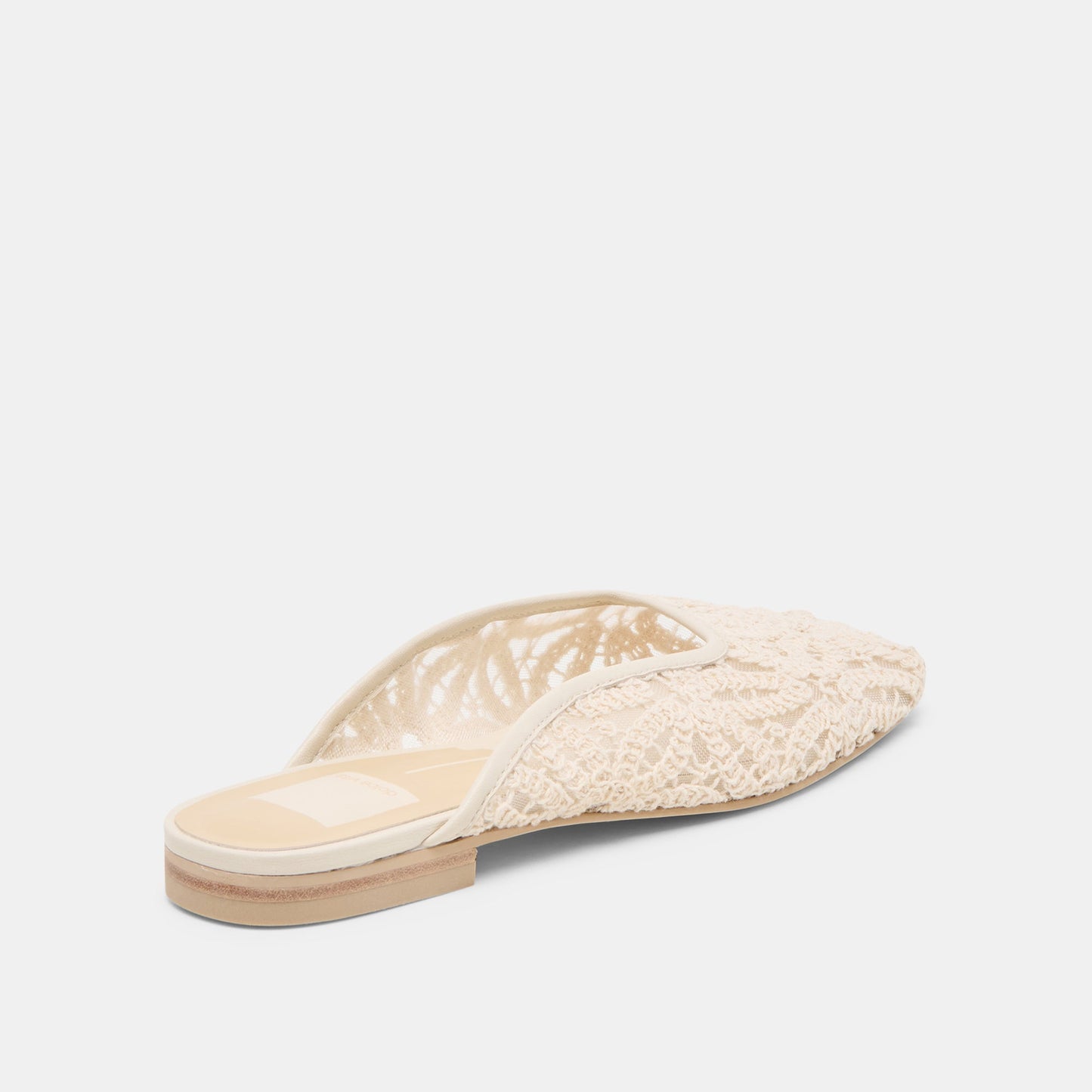 Aubrie Ivory Macrame Mesh Flats - Dolce Vita